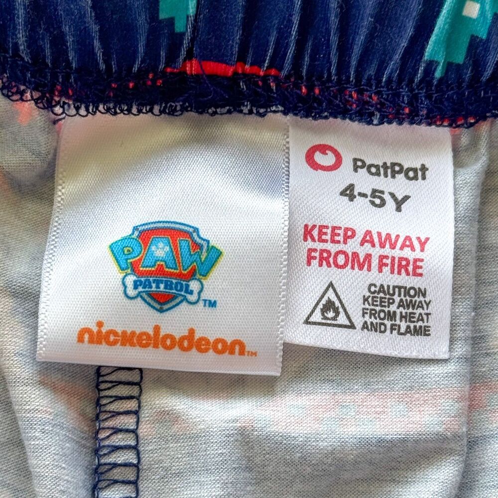 4/$10 - Nickelodeon Paw Patrol Blue Snowflake Christmas Pajama Pants - Picture 3 of 5